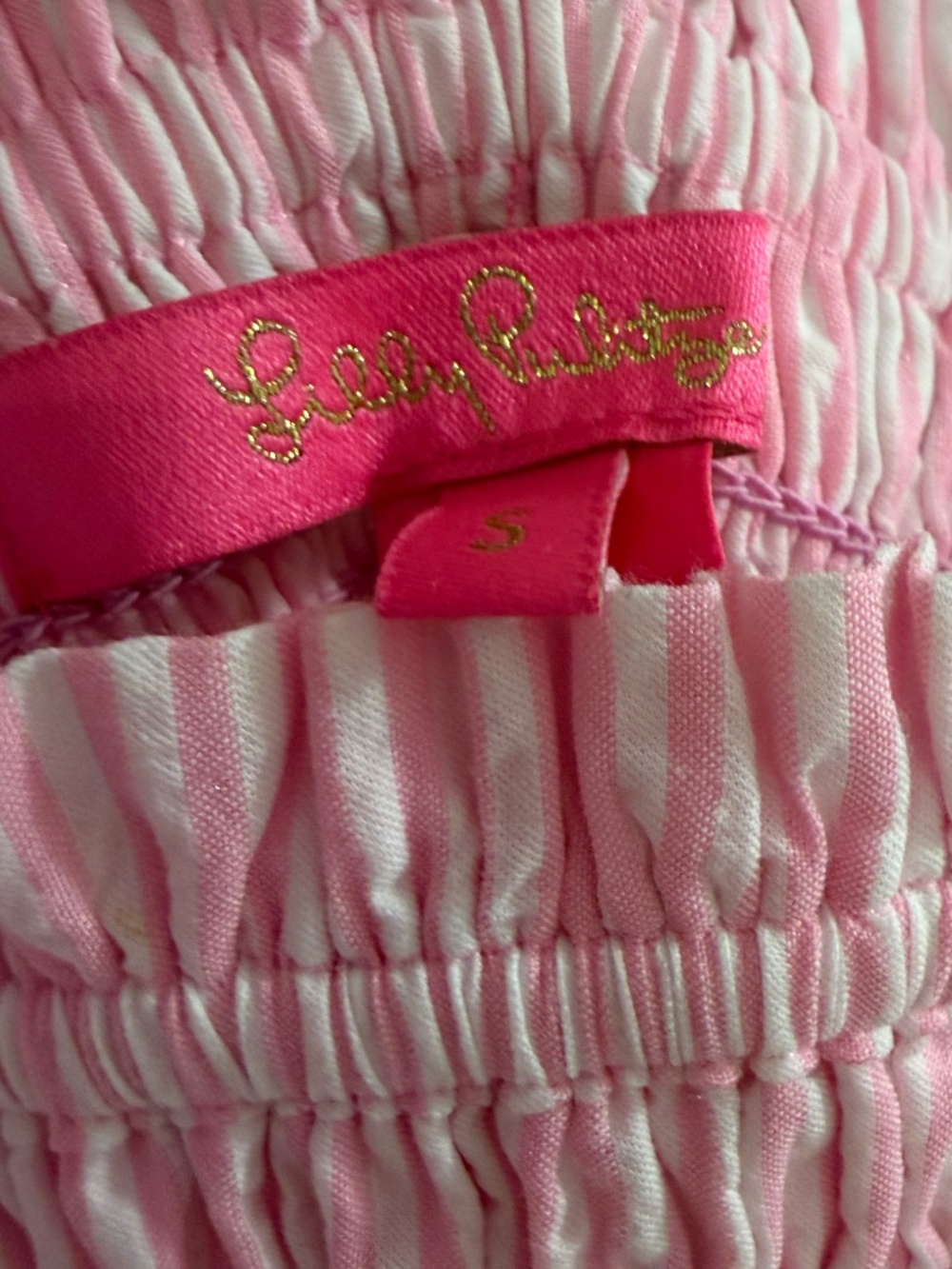 Lilly Pulitzer Rivera Smocked Striped Top - Picture 3 of 8